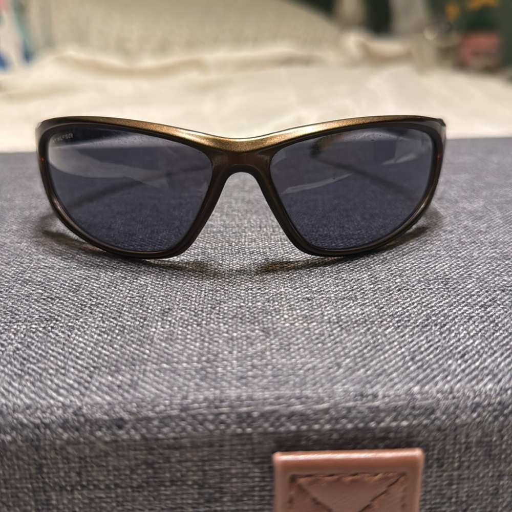Tommy Hilfiger Black and Gold Sunglasses
